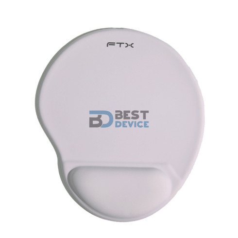 MOUSE PAD FTX FTXMPG01-WH C/APOYO GEL BLANCO 124368