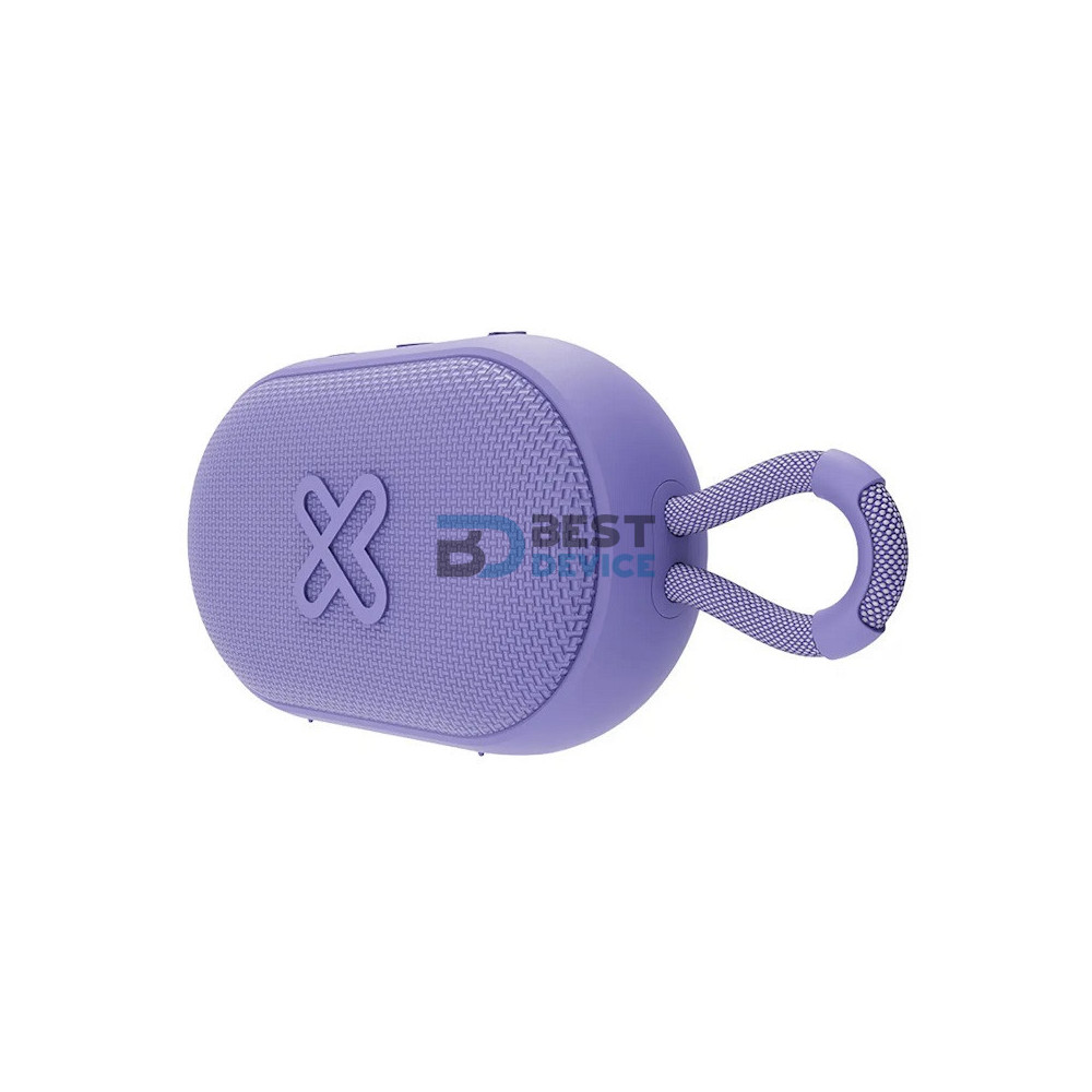 PARLANTE KLIP XTREME GROOVESPLASH KBS-030PR BT/BAT/IPX7/TWS/MIC/PURPURA
