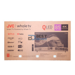 TV JVC 85" LT-85NQ7165U 4K UHD/QLED/OPT/DIG/BT/3HDMI/2USB/RED/WHALE