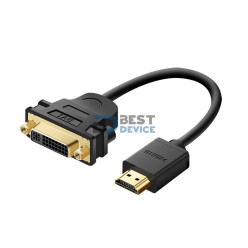 ADAPTADOR DVI HEMBRA A HDMI MACHO