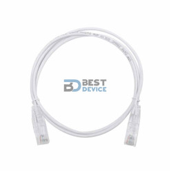 CABLE DE RED SIEMON CAT6 WHITE 1M