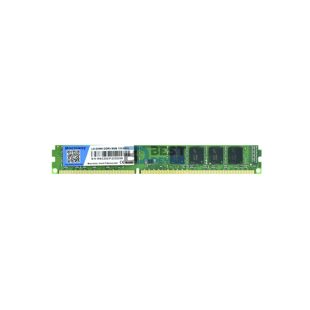 MEMORIA RAM MACROWAY DDR3 8GB 1333MHZ
