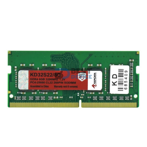 MEMORIA RAM PARA NOTEBOOK DDR4 KEEPDATA 8GB 3200MHZ