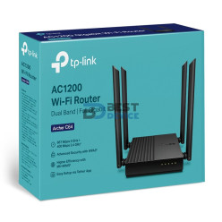 ROUTER TP-LINK ARCHER C64 AC1200 DUAL BAND WIFI MU