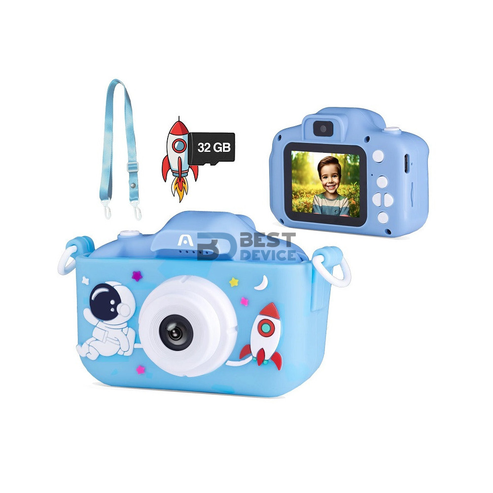 CÁMARA ARGOMTECH PARA SELFIE ARG-AC-9181BL IPS/40MP/FHD/USB PARA NIÑOS