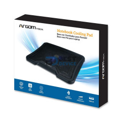 COOLING PAD PARA NOTEBOOK ARGOMTECH ARG-CF-1584 2 USB AZUL