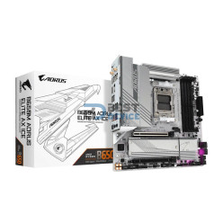 PLACA MADRE AORUS AM5 B650M A ELITE AX ICE DDR5 S/R/HDMI/DP/2M2/WIFI/MATX