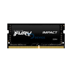 MEMORIA RAM PARA NOTEBOOK DDR4 KINGSTON 8G 3200 FURY IMPACT BK KF432S20IB/8 XMP