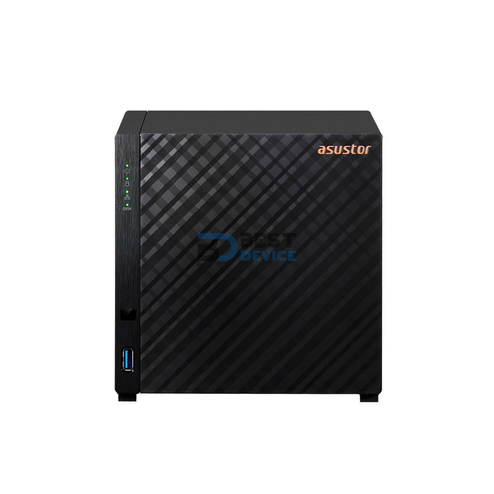 NAS ASUSTOR AS1204T QC 1.7/4BAY/1G/2.5GBLAN/3USB3.2
