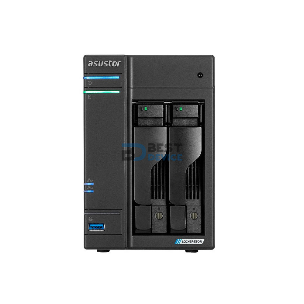 NAS ASUSTOR AS6702T V2 QC 2.0/2BAY/4G/4 M.2/2-GBLAN/HDMI/2USB3.2