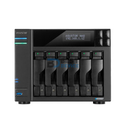 NAS ASUSTOR AS6706T V2 QC 2.0/6BAY/8G/4 M.2/2-GBLAN/HDMI/2USB3.2