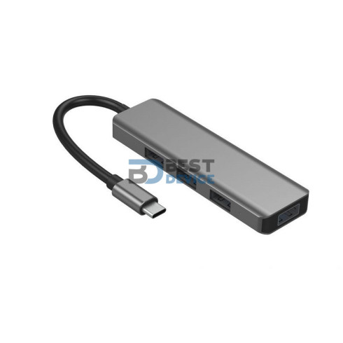 ADAPTADOR SATE USB TIPO C 5 EN 1 A-HUBC51