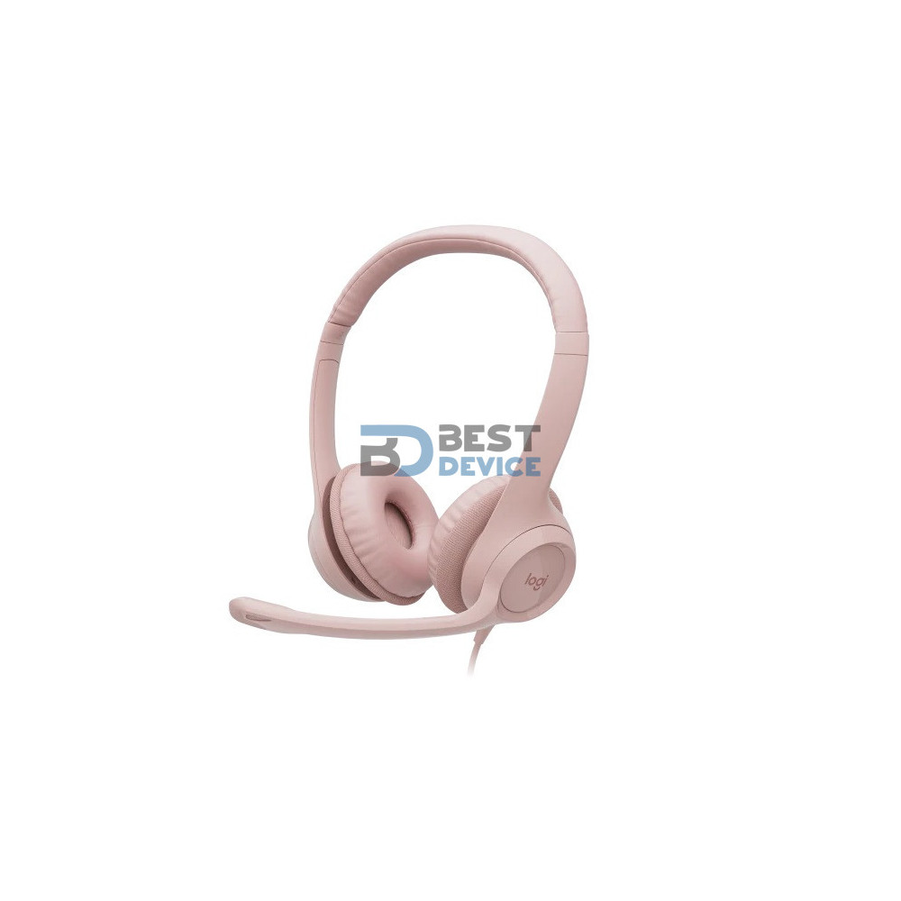 AURICULAR LOGITECH 981-001280 H390 CONFORT ROSA