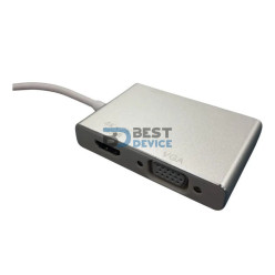 CABLE ADAPTADOR TIPO-C A HDMI/VGA