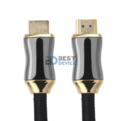 CABLE ARGOMTECH ARG-CB-1920 HDMI A HDMI TRENZADO 3M DORADO