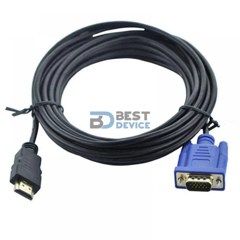 CABLE HDMI A VGA 5 MTS