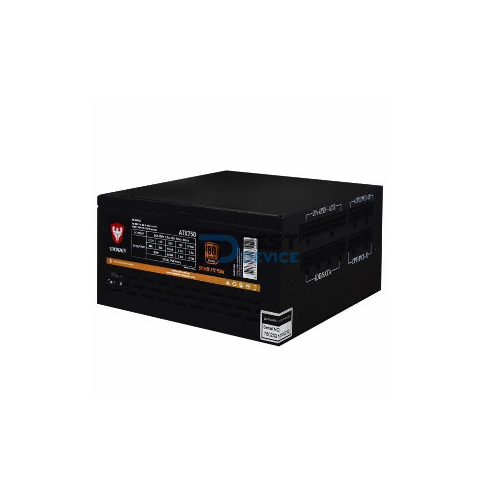 FUENTE SATE 750W BRONZE 80 PLUS FULL MODULAR
