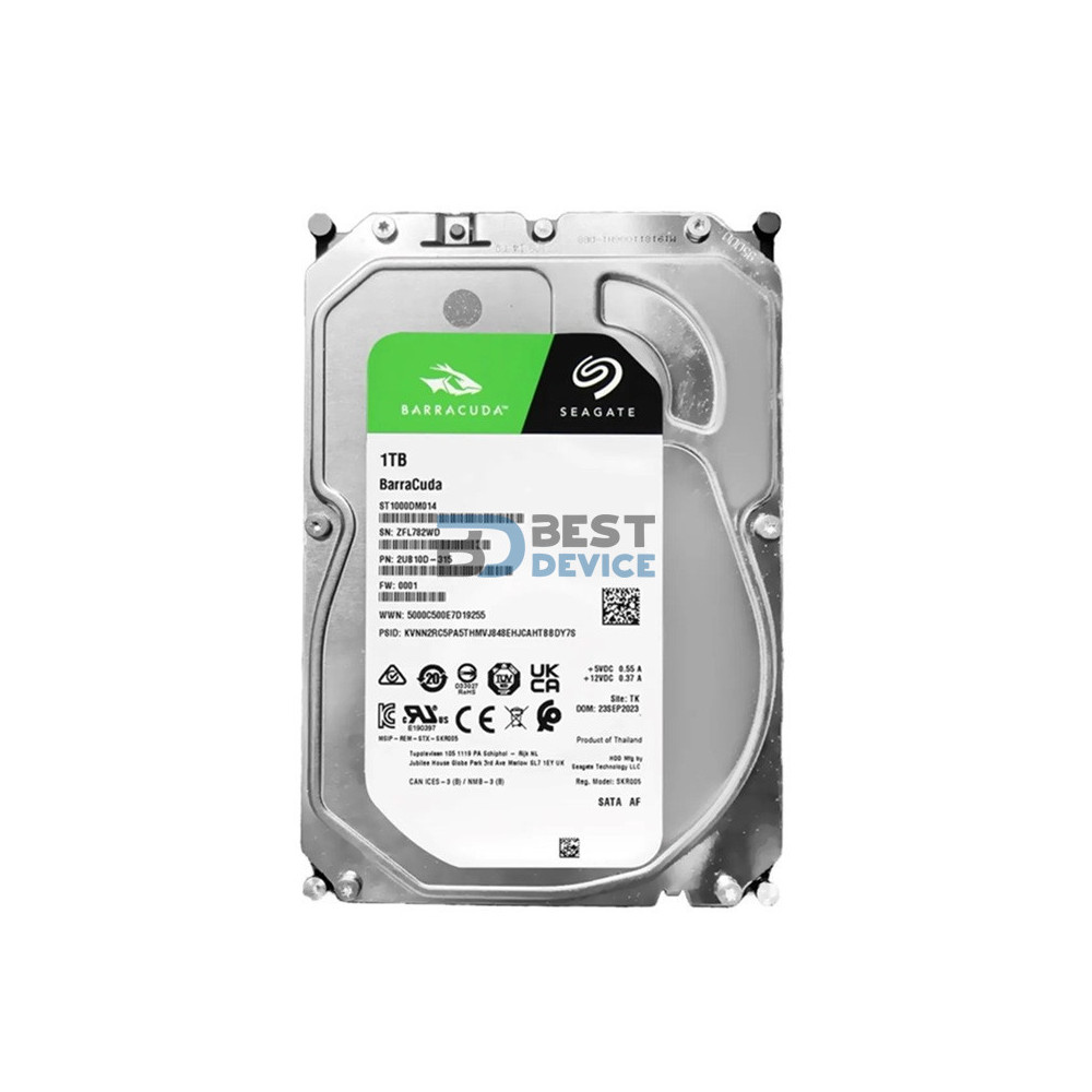 DISCO DURO SEAGATE BARRACUDA 1 TB ST1000DM014 7200/256MB