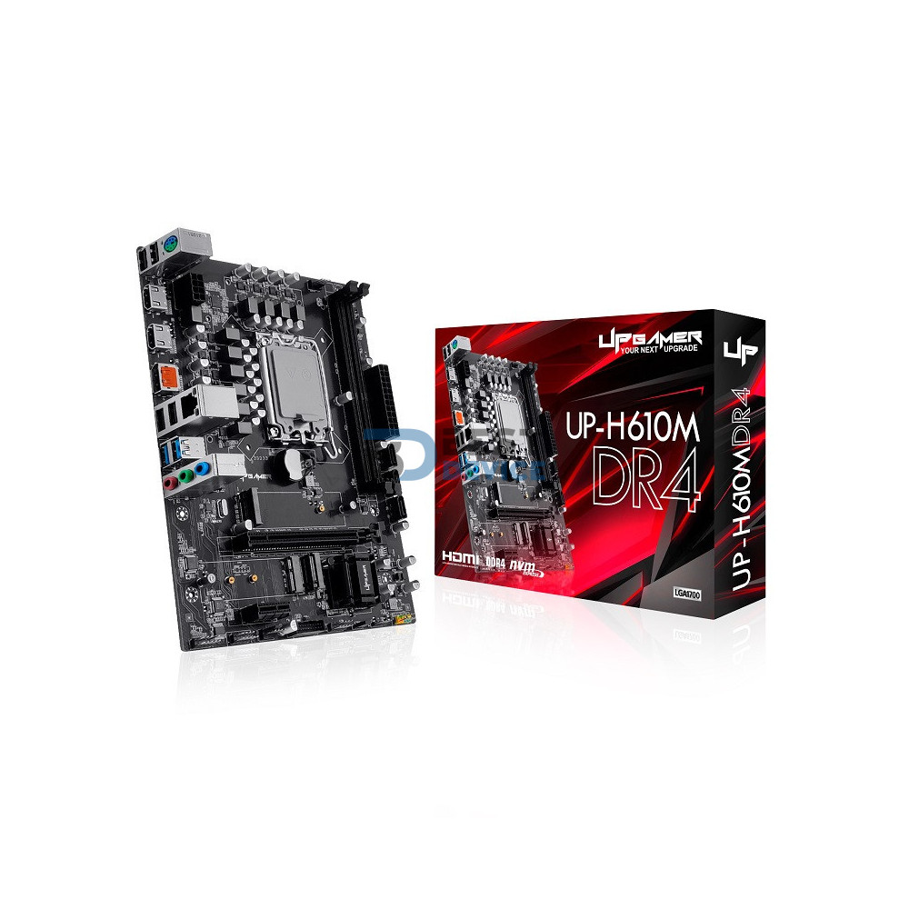 PLACA MADRE UP GAMER LGA1700 H610MDR4/2HDMI/DP/M.2/DDR4