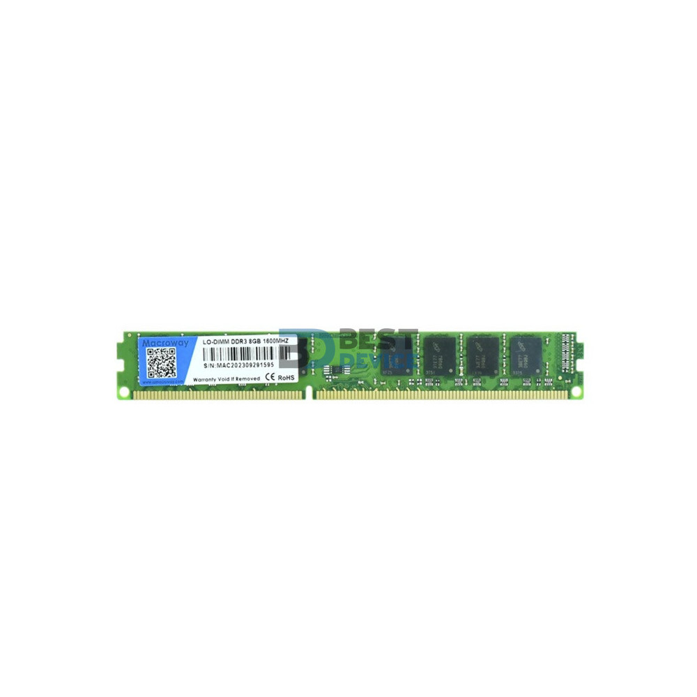 MEMORIA RAM MACROWAY DDR3 8GB 1600MHZ