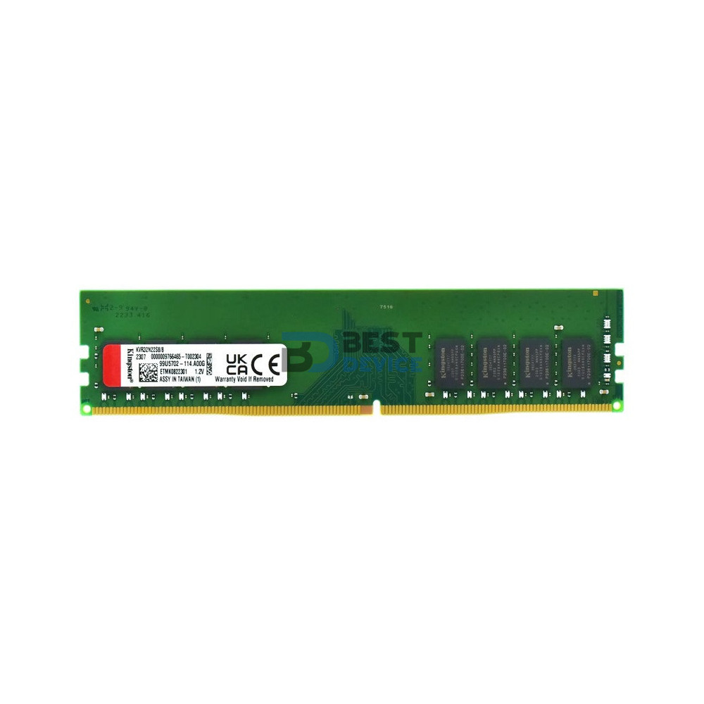 MEMORIA RAM KINGSTON DDR4 8GB 3200 MHZ KVR32N22S8/8