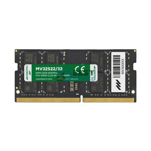 MEMORIA RAM PARA NOTEBOOK DDR4 MACROVIP 32GB 3200MHZ