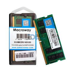 MEMORIA RAM PARA NOTEBOOK DDR5 MACROWAY 16GB 5200MHZ