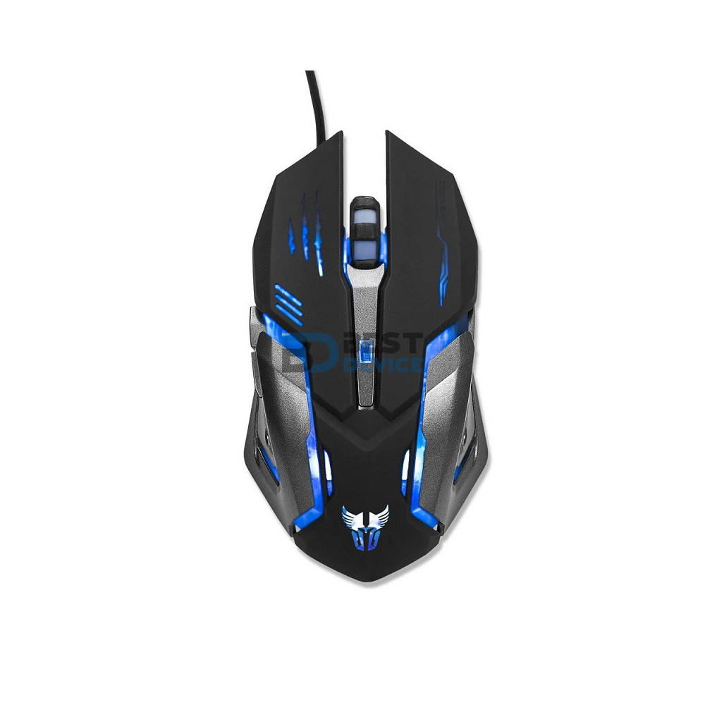 MOUSE GAMER ARGOMTECH ARG-MS-2040BK MS40 NEGRO/AZUL
