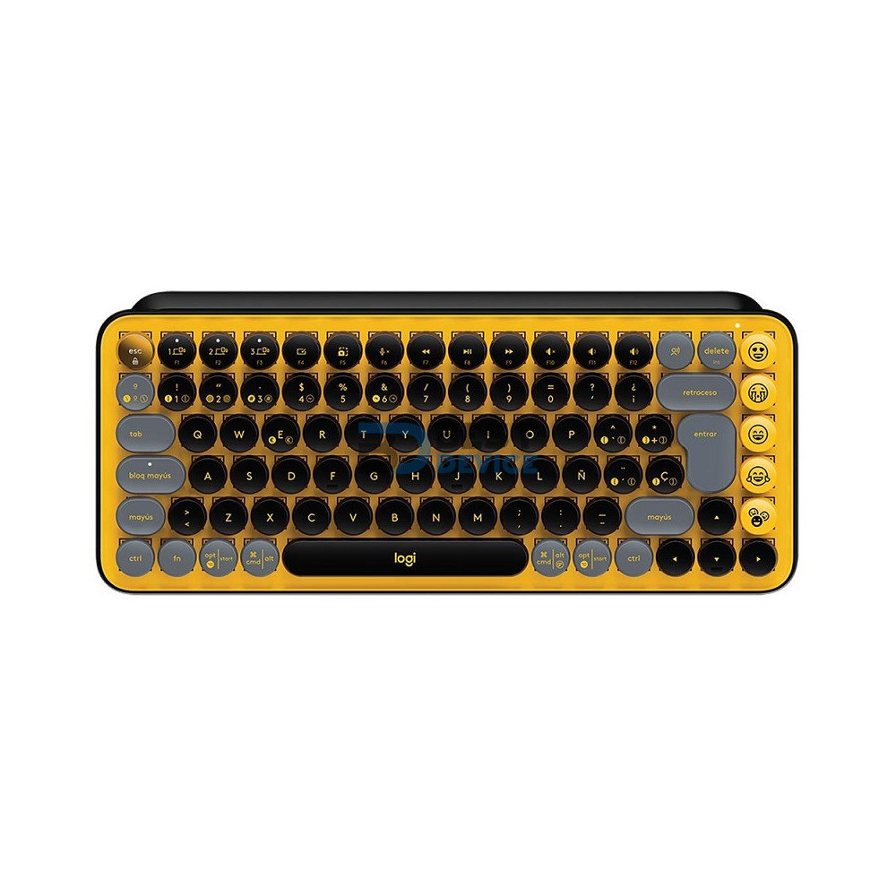TECLADO LOGITECH 920-010713 POP MECANICAL WIR NEG/AMA
