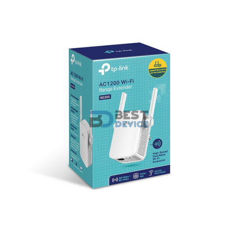 EXTENSOR DE BANDA TP-LINK RE305 AC1200 DUAL BAND WIFI