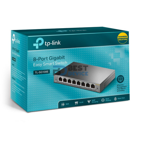 SWITCH TP-LINK 8P G-LAN TL-SG108E