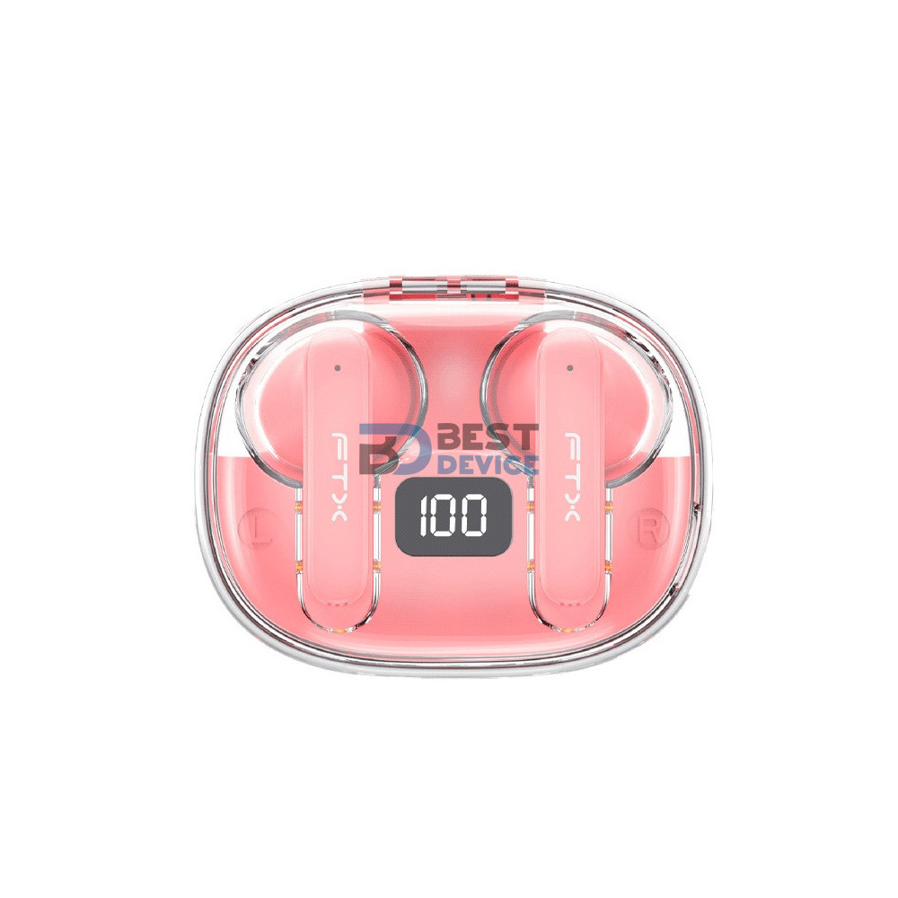 AURICULAR FTX E80-PK BT/MIC/ENC/TOUCH/IPX6/ROSA 124627