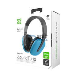 AURICULAR KLIP XTREME HEADSET ZOUNDTUNE KWH-010BL MIC/BT/1 JACK/3.5MM/AZUL