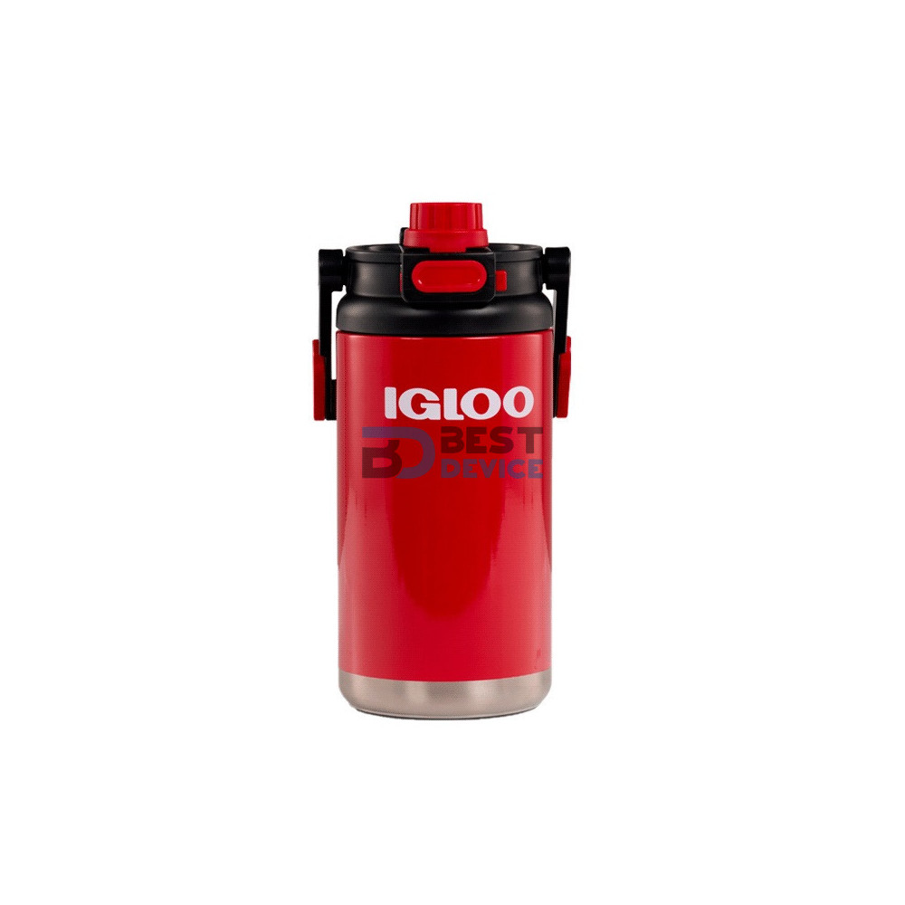 BOTELLA TÉRMICA IGLOO 1.6L CHUG ROJO CON MANIJA 31488
