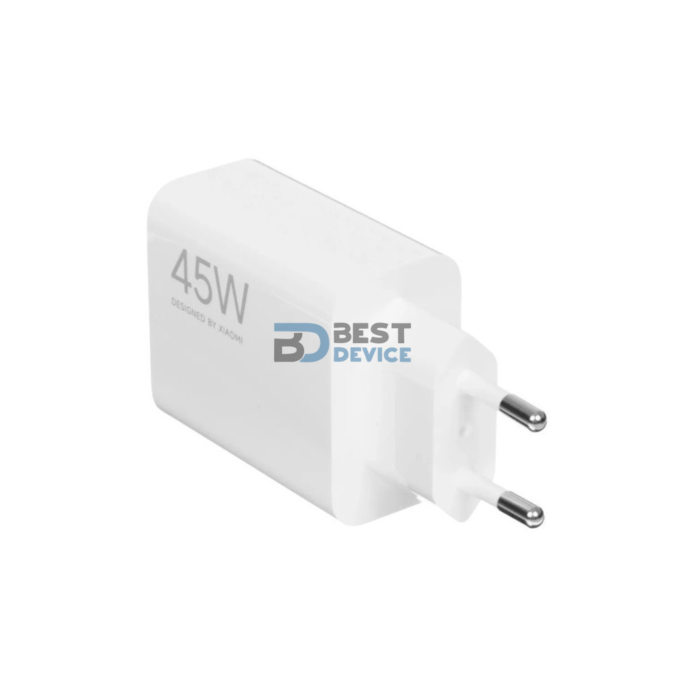 CARGADOR XIAOMI PARA PARED BHR07SLEU 45W TURBO CHARGING USB-A/BIVOLT