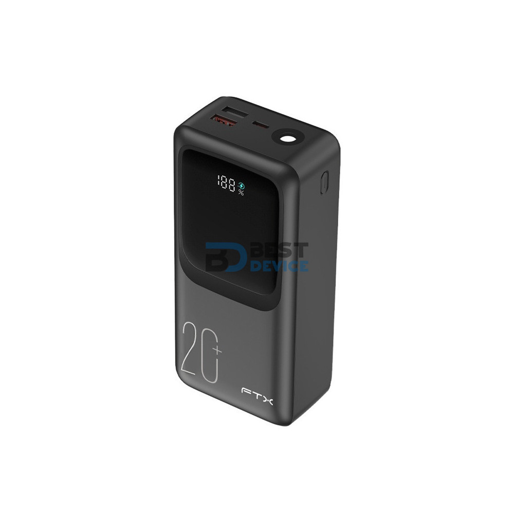 CARGADOR PORTATIL FTX PB-20LCD-BK 20000MAH/22.5W