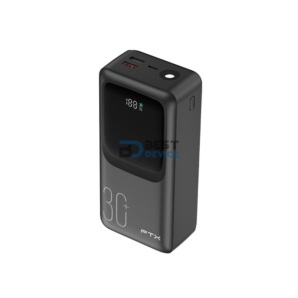 CARGADOR PORTATIL FTX PB-30LCD-BK 30000MAH/22.5W