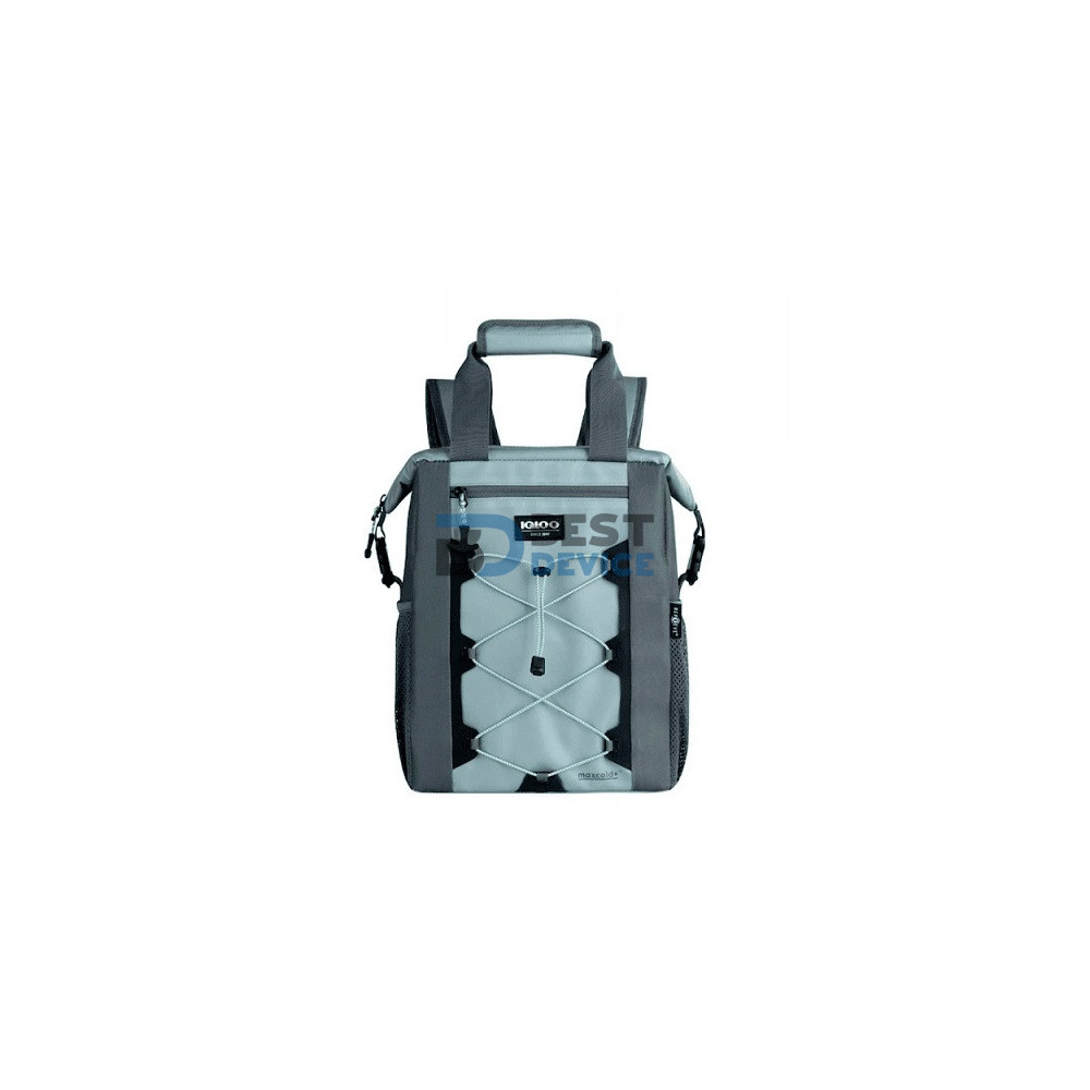 BOLSA TERMICA IGLOO 18 LATAS MAXCOLD SNAPDOWN GRIS 2P 66316