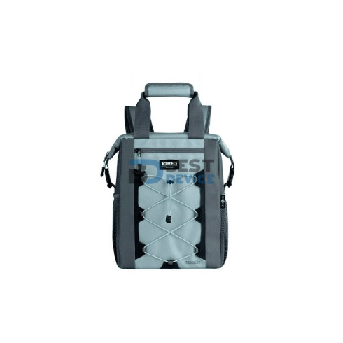 BOLSA TERMICA IGLOO 18 LATAS MAXCOLD SNAPDOWN GRIS 2P 66316