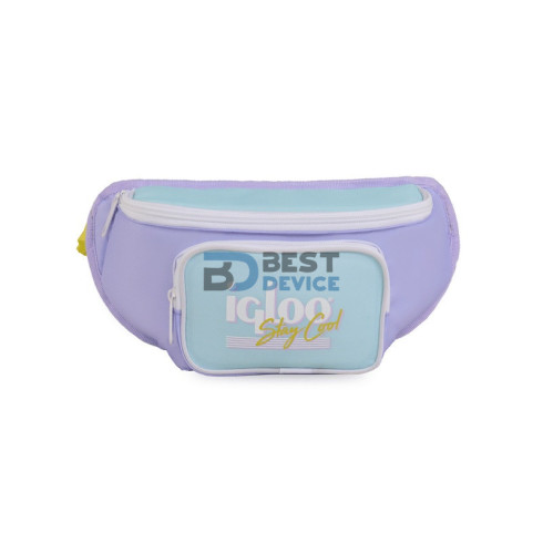 RIÑONERA TÉRMICA IGLOO 3 LATAS RETRO FANNY PACK LILA 63078