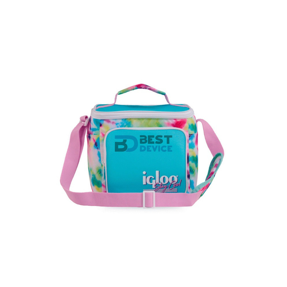 BOLSA TÉRMICA IGLOO 9 LATAS RETRO SQUARE LUNCH T-DYE 63085