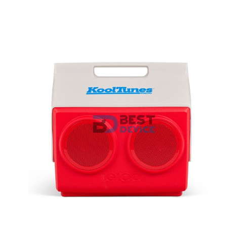 CONSERVADORA CON PARLANTE IGLOO 26 LATAS KOOLTUNES ROJO CON BLANCO 1P 37X28X35CM 27736