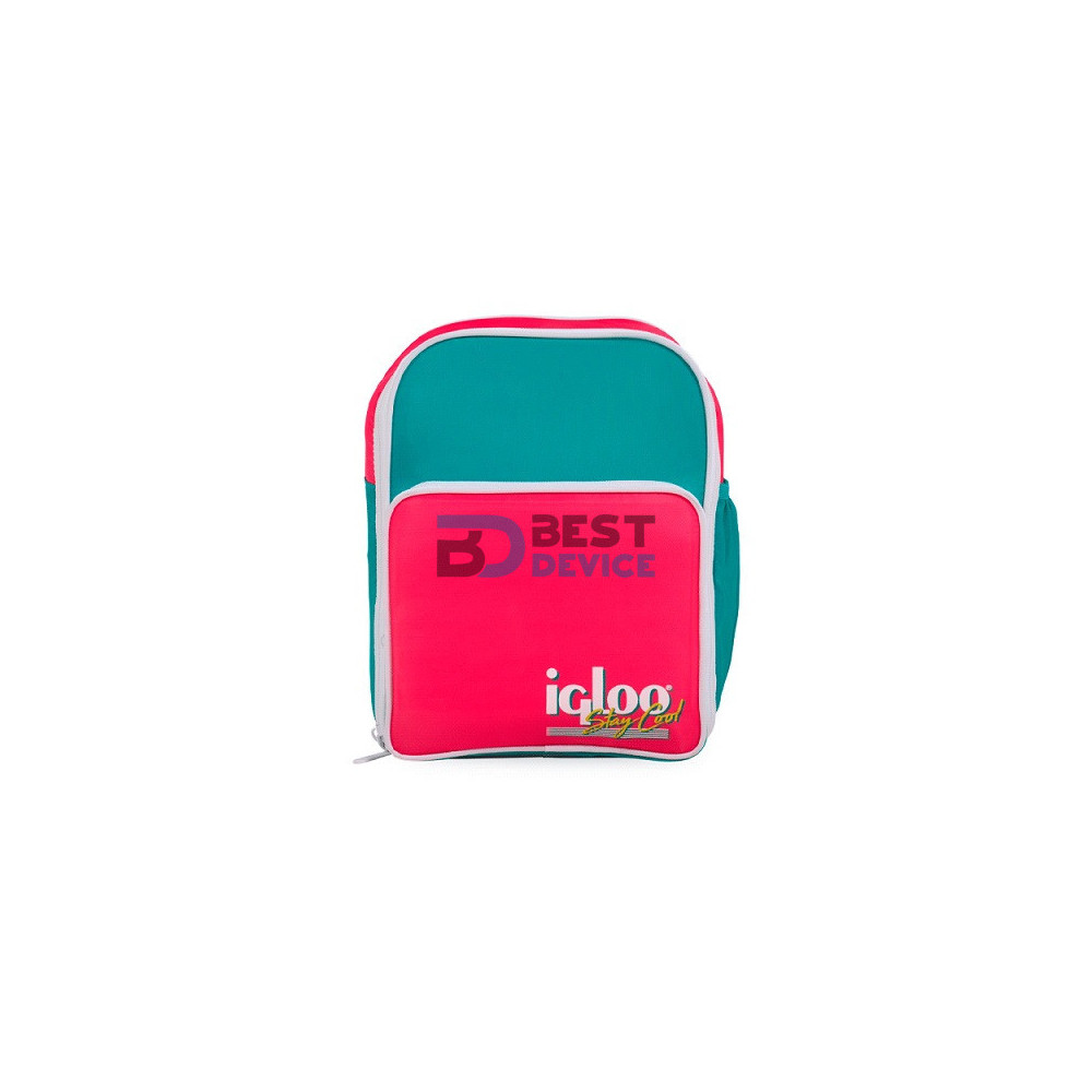 MOCHILA TÉRMICA IGLOO 12 LATAS RETRO JADE 63073
