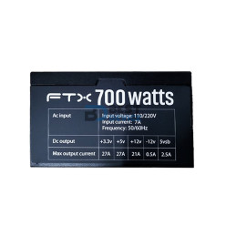 FUENTE 700W FTX FTX-CFA-700W 110/220V 108771