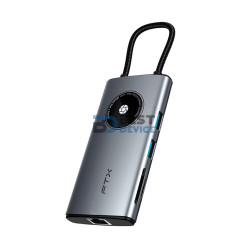 FTX HUB FTX-HUBL3-AG USB-C 3.0/8 EN 1 4K/5GBPS/RJ45/SD GRIS