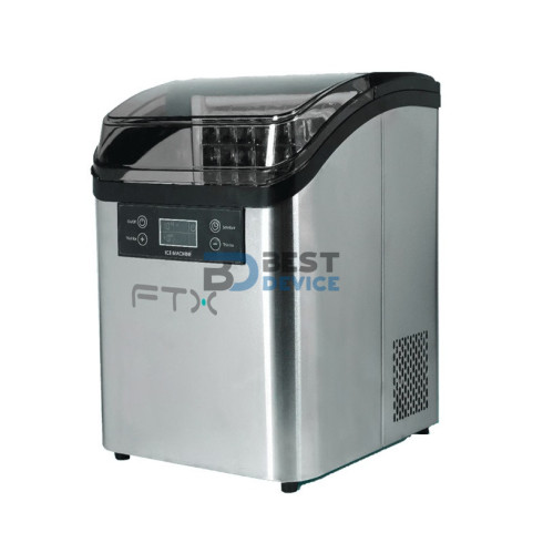 MAQUINA DE HIELO FTX IM-08 2.5L/20KG ACERO INOXIDABLE