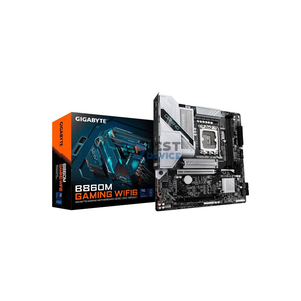 PLACA MADRE GIGABYTE 1851 B860M GAMING WIFI6 DDR5 S/R/HDMI/DP/2M2/USB3.2/MATX