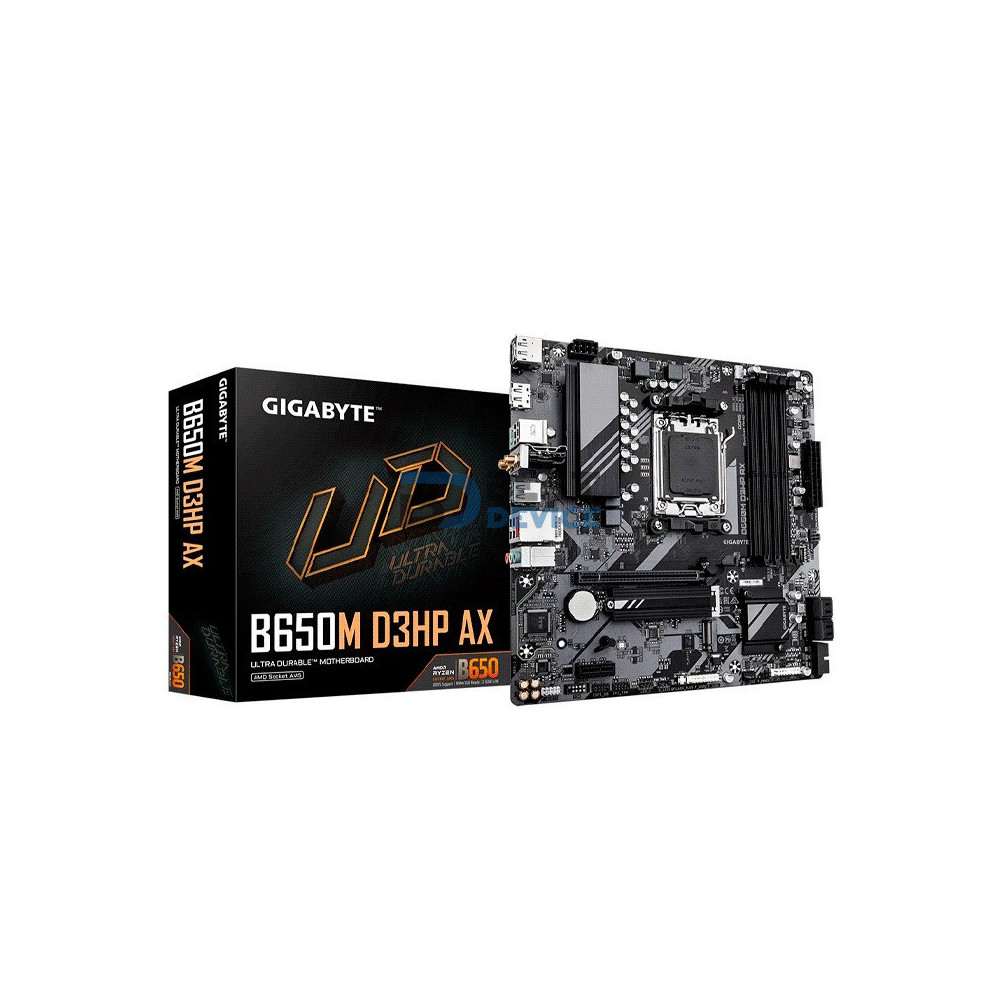 PLACA MADRE GIGABYTE AM5 B650M D3HP AX DDR5 S/R/HDMI/DP/2M2/USB3.2/WIFI/MATX