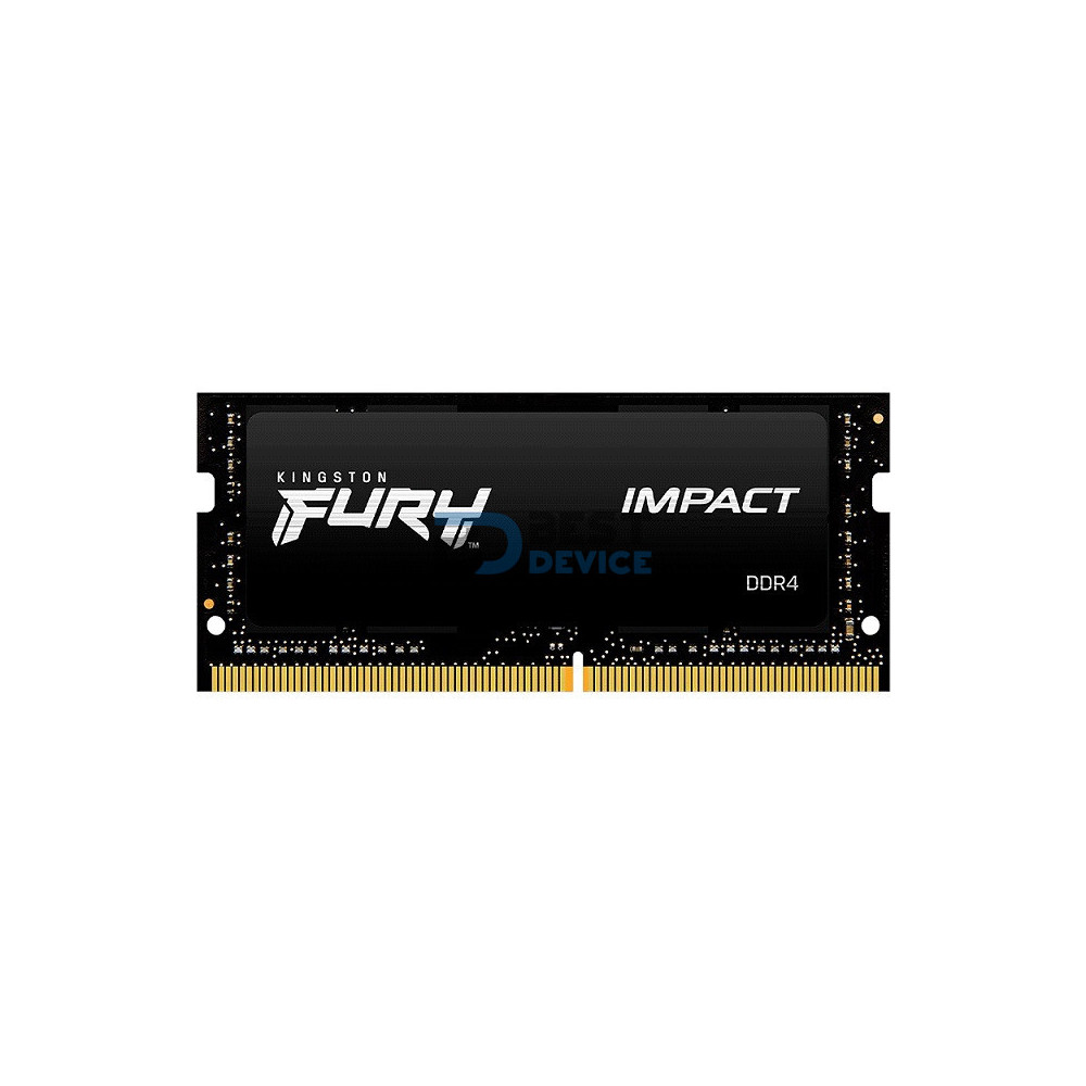 MEMORIA RAM PARA NOTEBOOK DDR4 KINGSTON 8G 3200 FURY IMPACT BK KF432S20IB/8 XMP