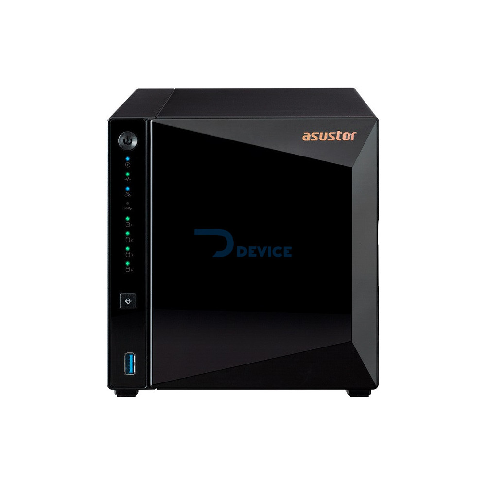 NAS ASUSTOR AS3304T V2 QC 1.7/4BAY/2G/2.5GBPS/3USB32/HD35/H25/SS25